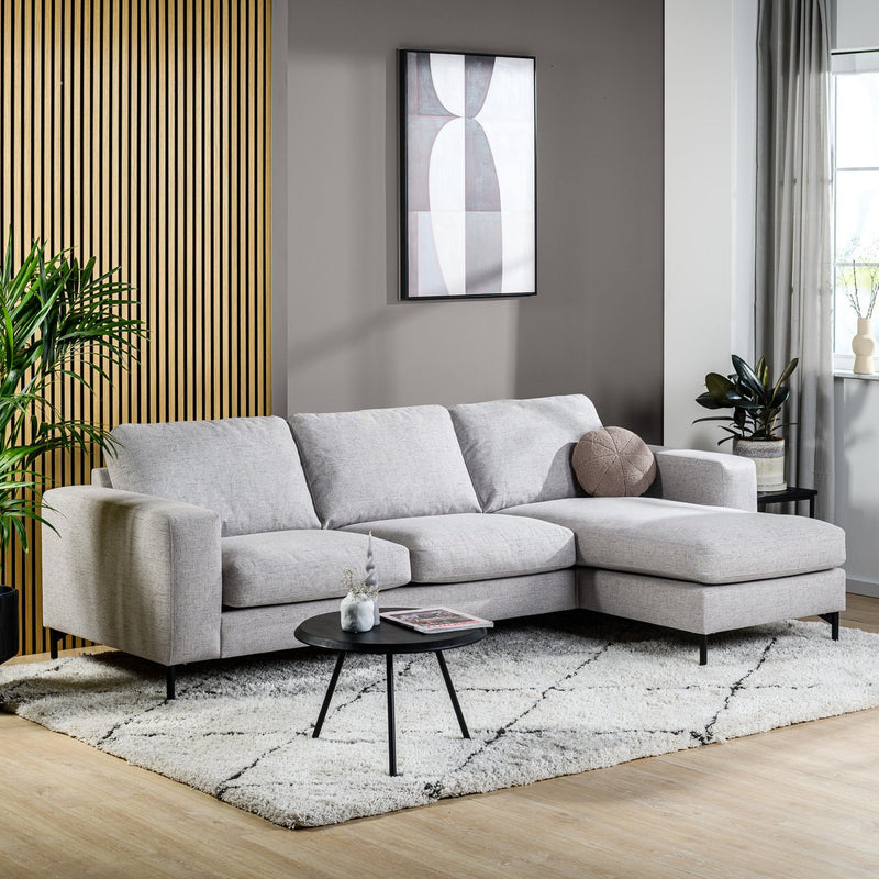 3-seater sofa CL L+R, fabric Valente, V311 gray