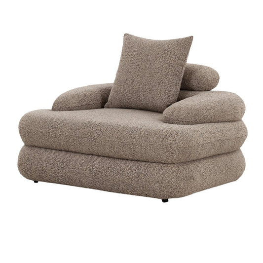 Cairo Lounge chair Sand Boucle