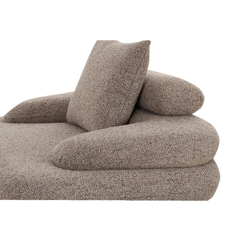 Cairo Lounge chair Sand Boucle