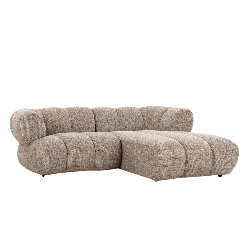 Sofa New York 2.5-seater (Right Lounge) Sand Boucle