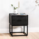 Bedside table 2L, Lava, B340 black