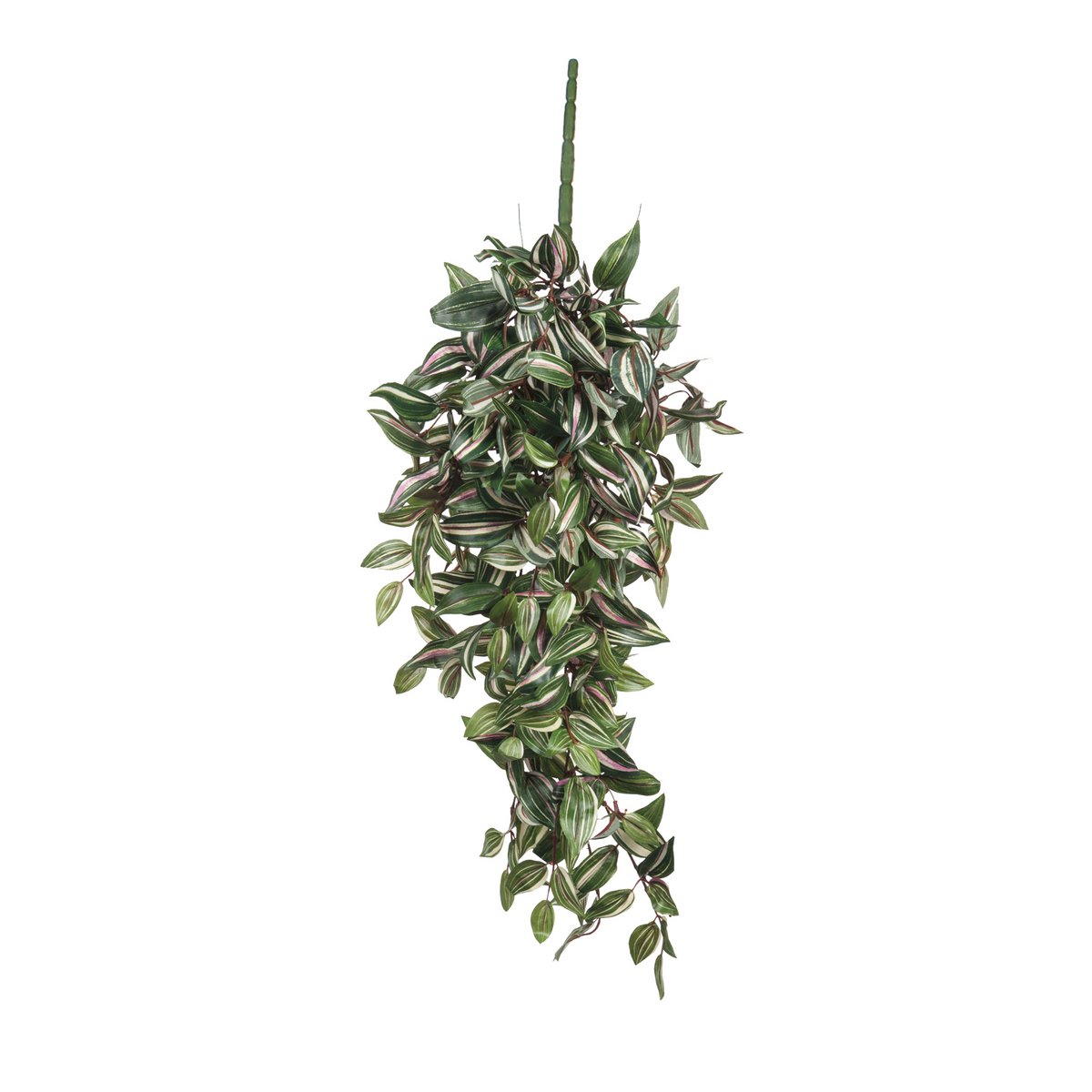 Tradescantia Artificial Hanging Plant - L15 x W30 x H80 cm - Green