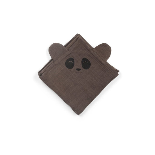 Bjørk knuffel mousseline doek 2-pack Panda