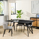 Dining room table, 160x90 cm, W340 black