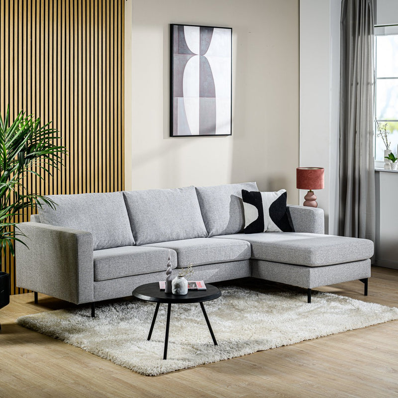 3 seater sofa CL L+R, fabric Chloe, C311 gray