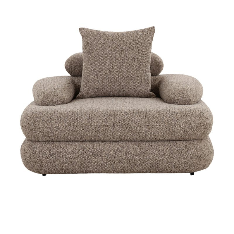 Cairo Lounge chair Sand Boucle