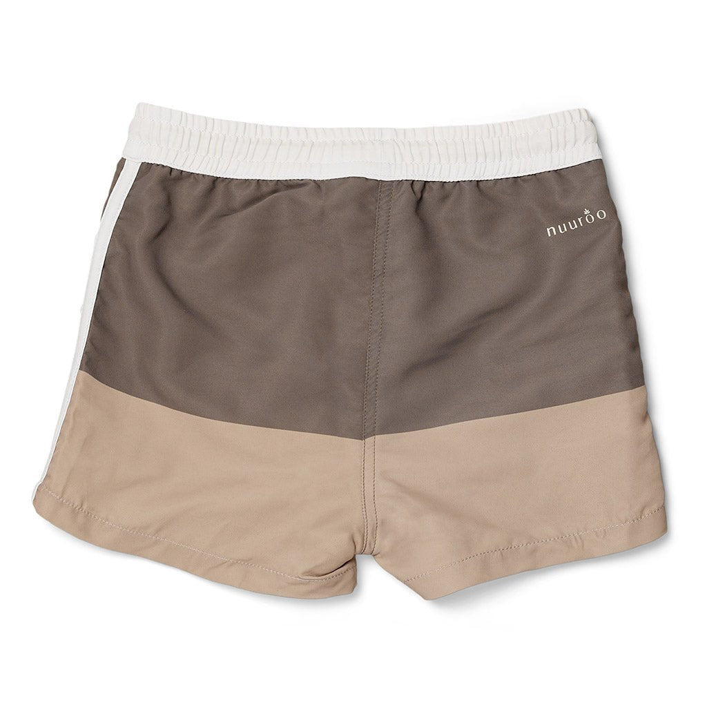 Milo zwemshort Lichtbruin / Warmgroen