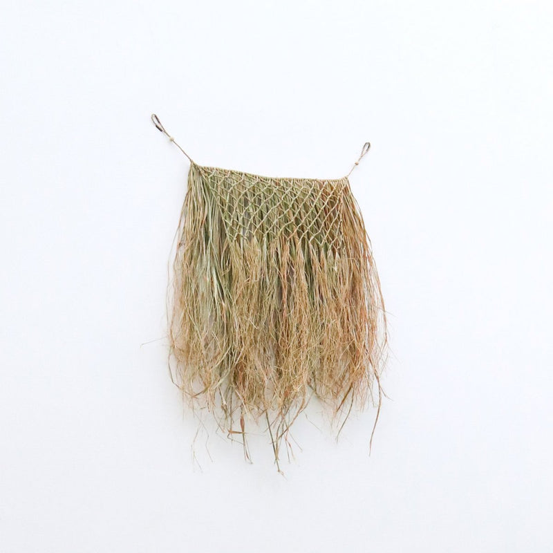 Tropical Wall Hanging Wall Decor 65 cm Handwoven from Raffia HATI