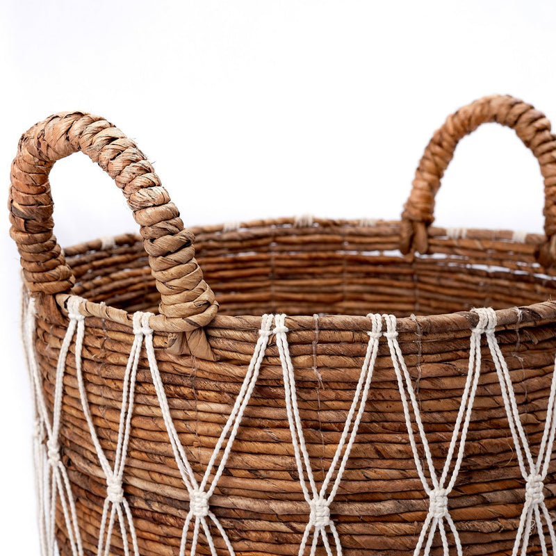 Laundry Basket | Plant Basket GARIAU made from Banana Fibre (3 sizes)