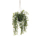 Artificial Ficus Hanging Plant in Pot - H46 x Ø20 cm - Green