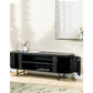 TV cabinet 2D, 155 cm, B340 black