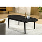 Coffee table oval, 120x60 cm, Z340 black