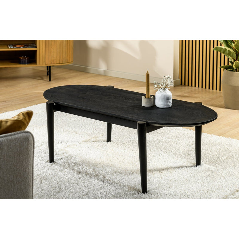 Coffee table oval, 120x60 cm, Z340 black