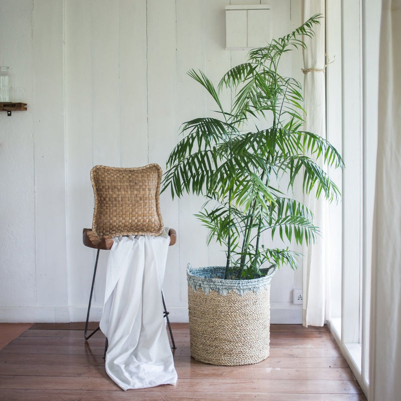 Laundry Basket NIAS | Plant Basket | Large Storage Basket made from Seagrass (2 sizes)