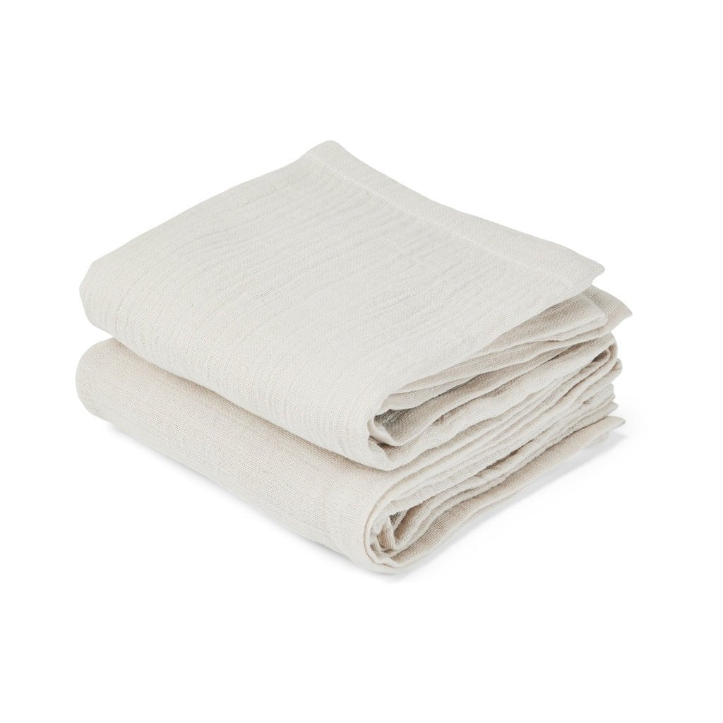 Bao muslin cloth 2-pack solid