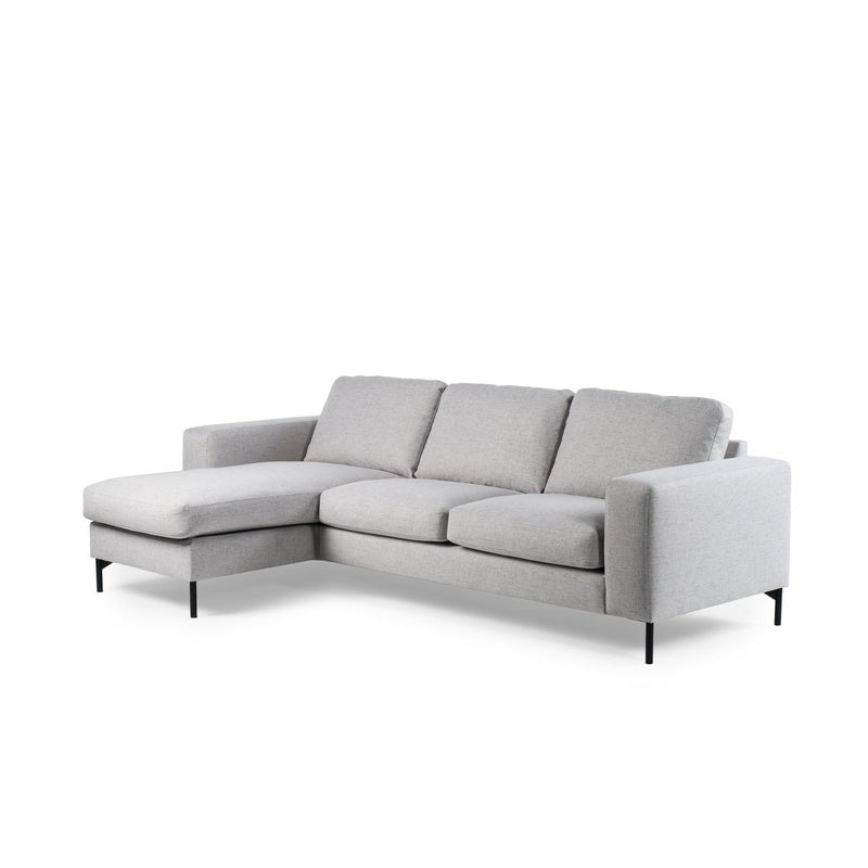 3-seater sofa CL L+R, fabric Valente, V311 gray