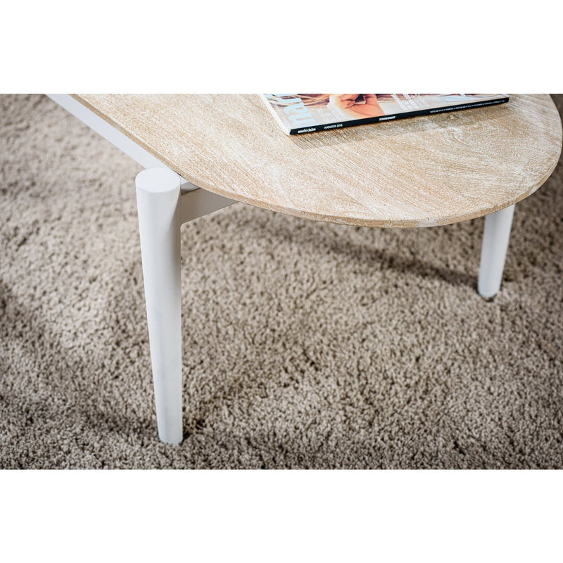 Coffee table oval, 120x60 cm, B215 golden pure