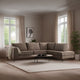 3 seater corner right, fabric Lord 35, E520 taupe