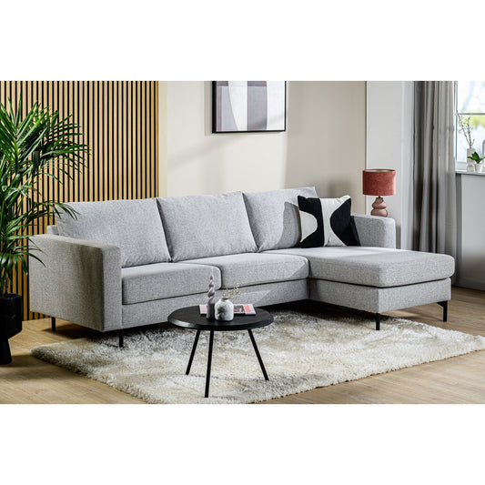 3 seater sofa CL L+R, fabric Chloe, C311 gray