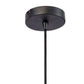 Hanglamp, 55 cm, H340 zwart