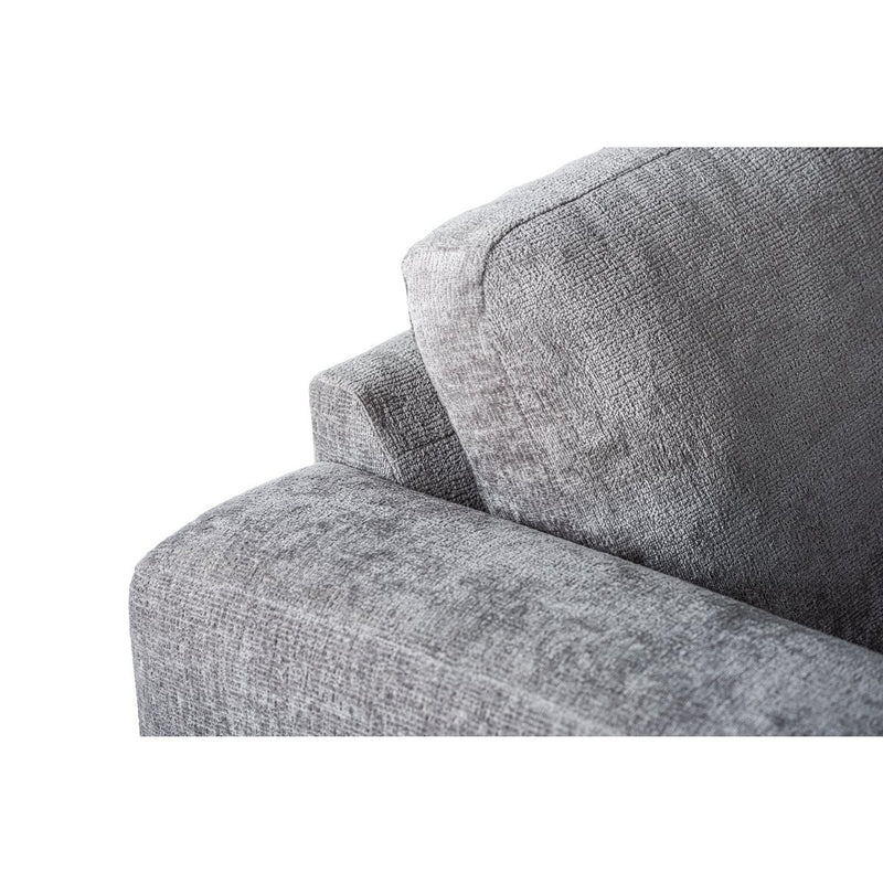 3 seater corner right, fabric Perfect Harmony 82, R311 gray