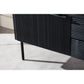 TV cabinet, 175 cm, B340 black