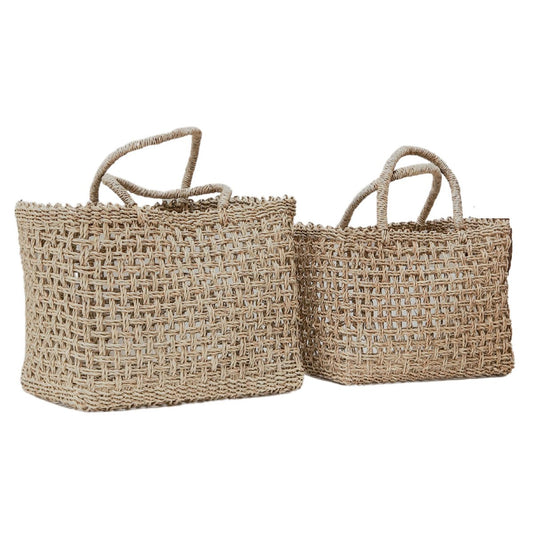 Shopping Bag | Beach Bag MOYO made from Woven Seagrass (2 sizes)