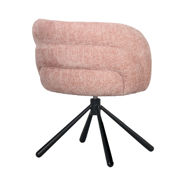 Pebble Rotating Chair Pastel Pink