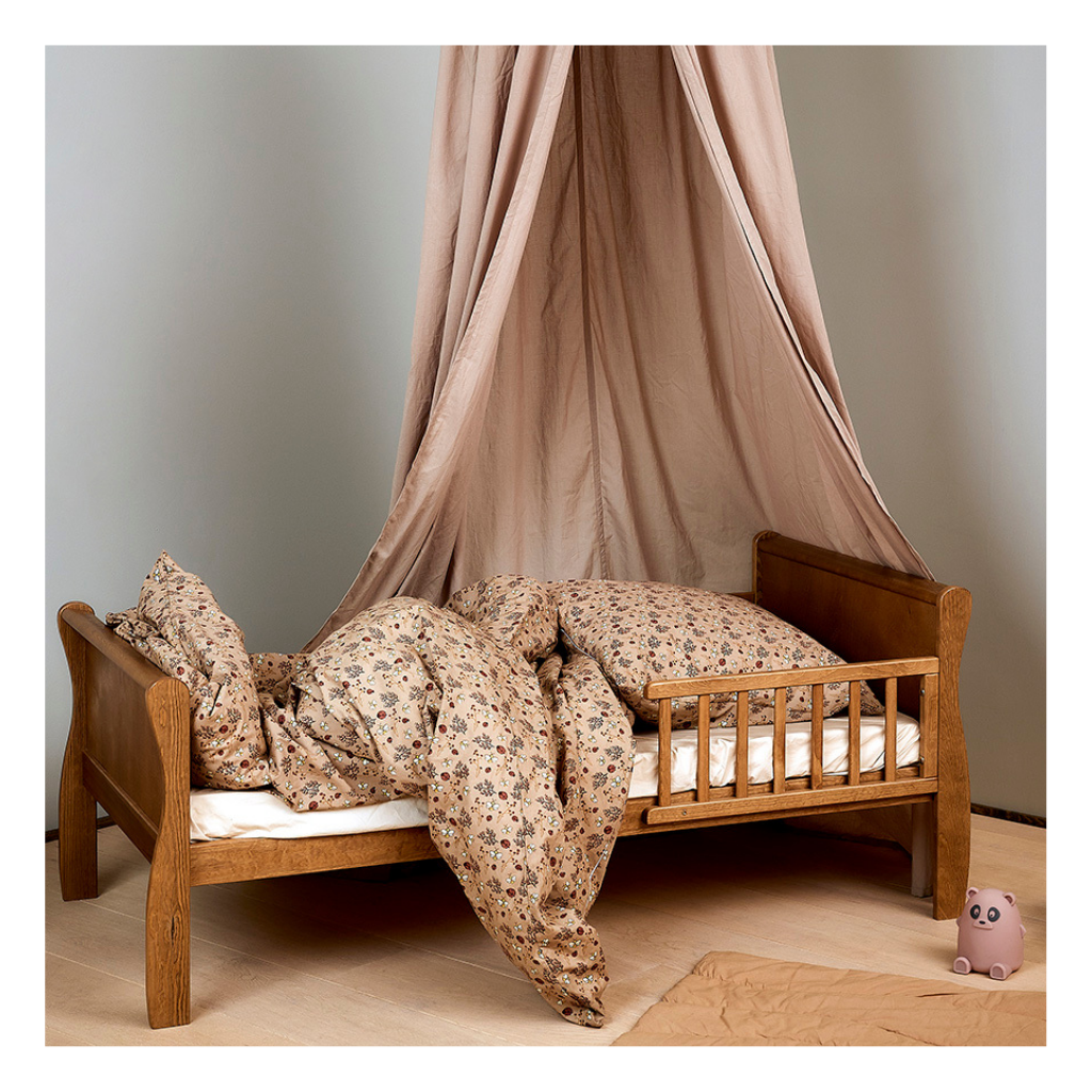 Bera junior bed linen-Sand - Flower bee