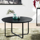 Coffee table round, 75 cm, B340 black