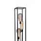 Floor lamp, 3-light, V340 black