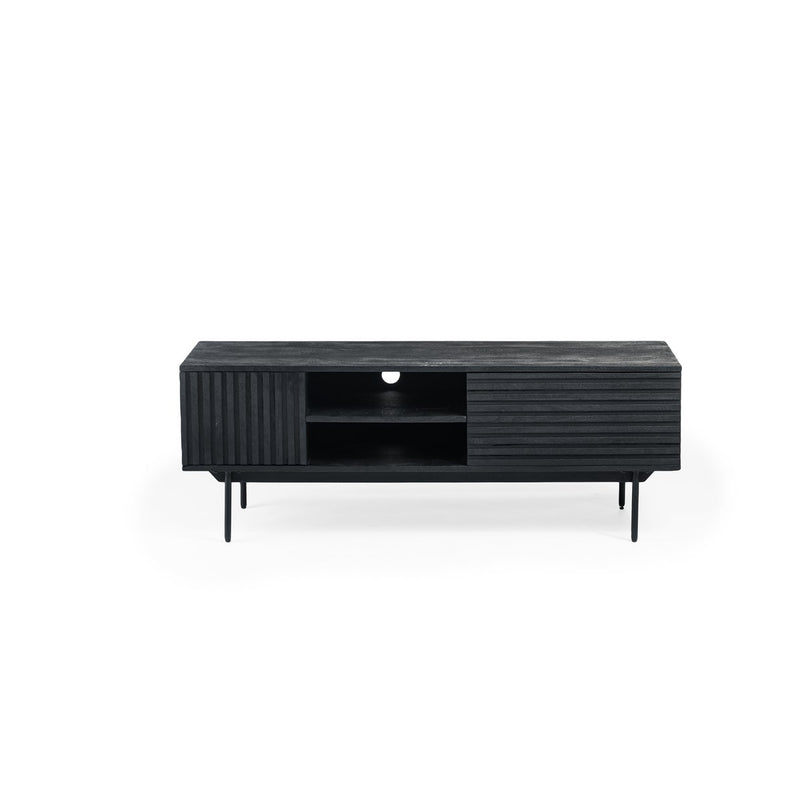 TV cabinet, 2D, 140 cm, B340 black