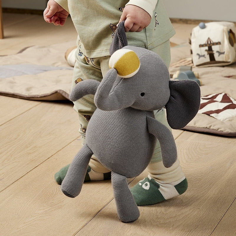 Fille knitted elephant-Grey