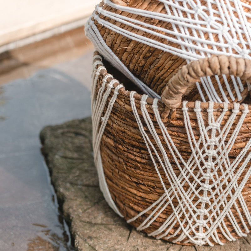 Storage Basket | Plant Basket | Laundry Basket LAWU made from Banana Fibre (3 sizes)