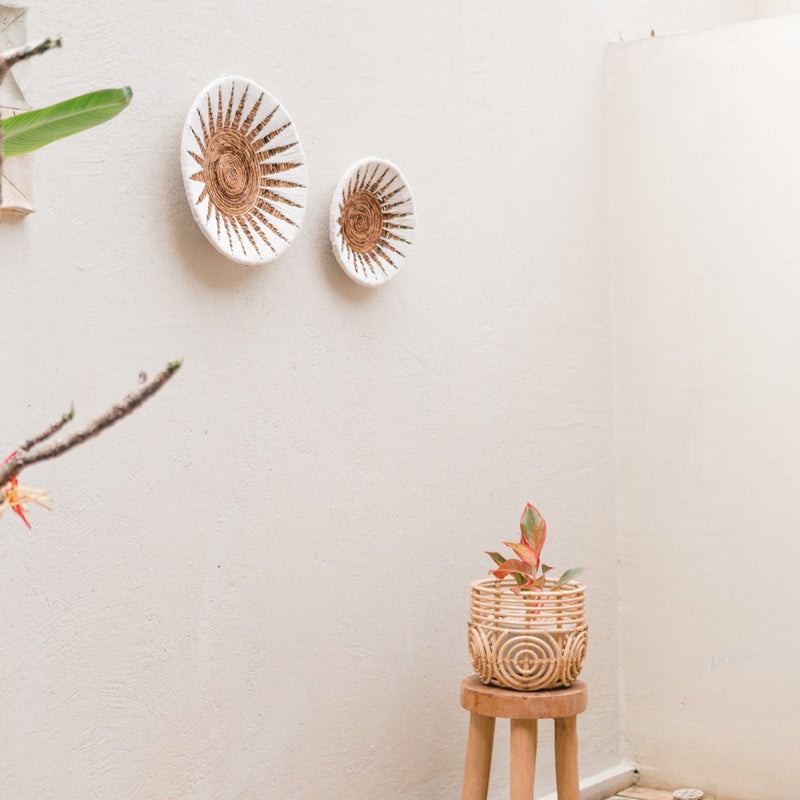 Wall Decor | Wall Basket | Decorative Bowl MADALA made of Banana Fibre (2 sizes)