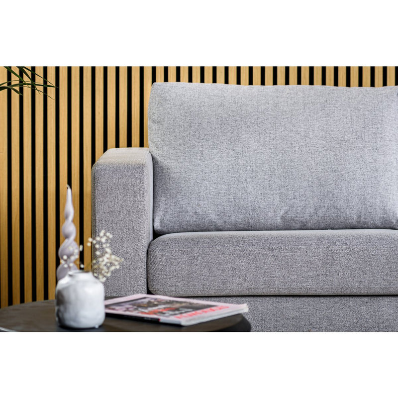 3 seater sofa CL L+R, fabric Chloe, C311 gray