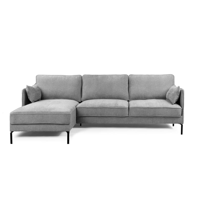 3 seater sofa CL left, fabric Heaven, H311 gray