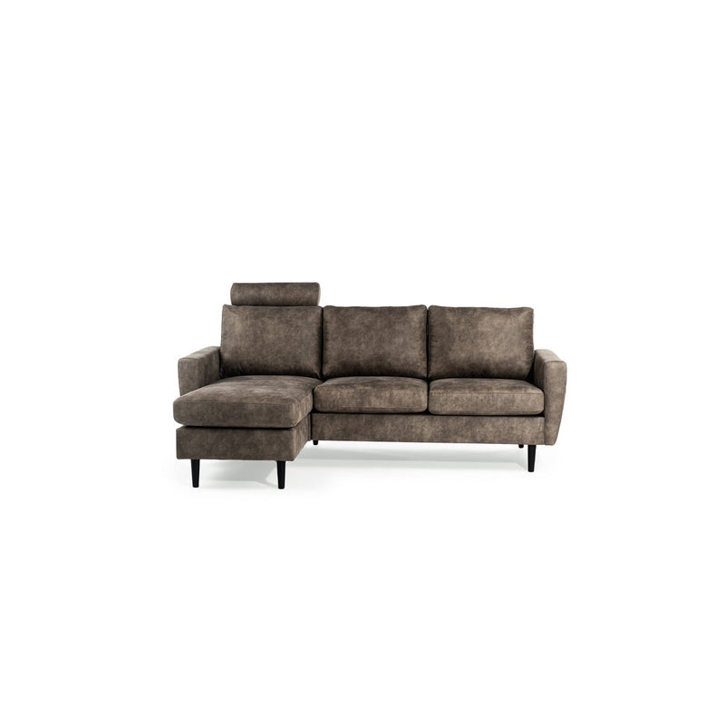 3-seater sofa CL L+R, with headrest fabric Savannah, S520 taupe