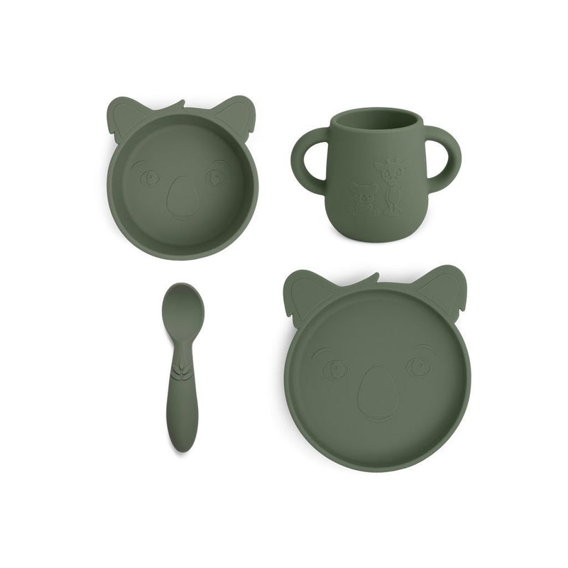 Lykke silicone dinner set 4-pack Koala