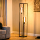 Floor lamp, 3-light, V340 black