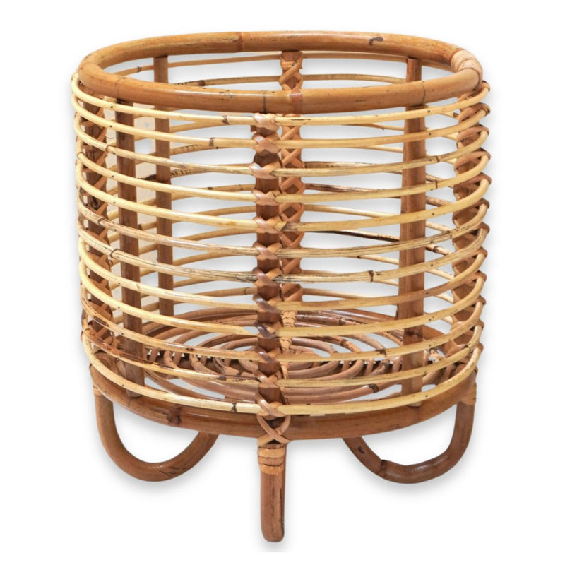 Rattan Plant Stand Planter Flower Pot Holder MALANG beige