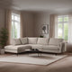 3 seater corner left, fabric Bjorn 24, W460 beige