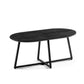 Coffee table oval, 90x45 cm, Z340 black