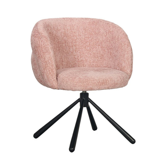 Pebble Rotating Chair Pastel Pink