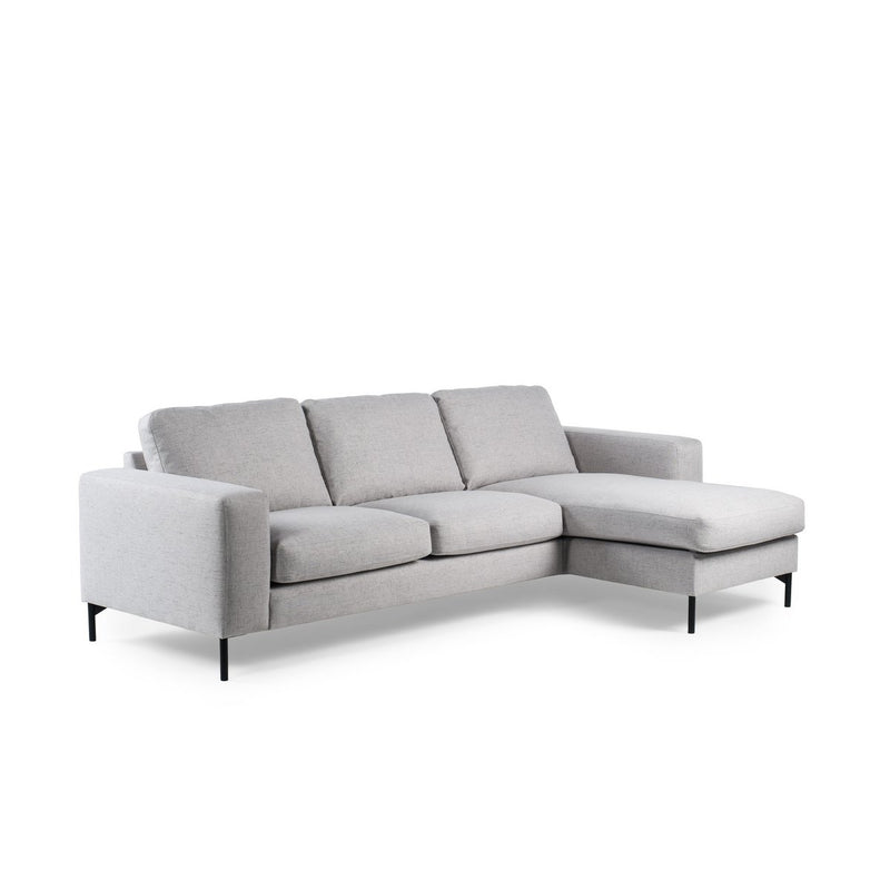 3-seater sofa CL L+R, fabric Valente, V311 gray