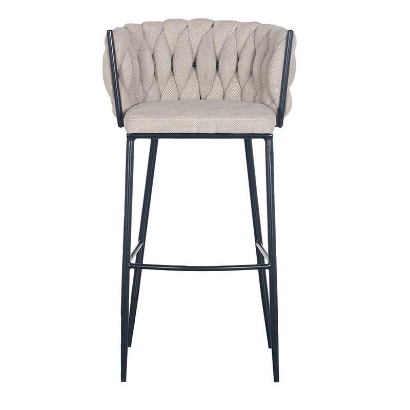 Wave bar chair beige