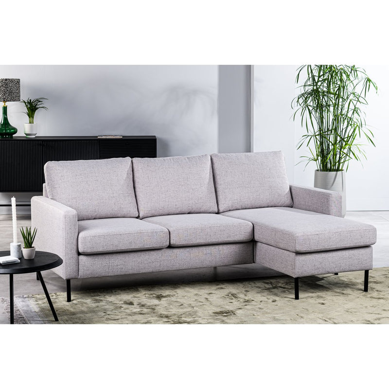 3-seater sofa CL L+R, fabric Valente, V311 gray