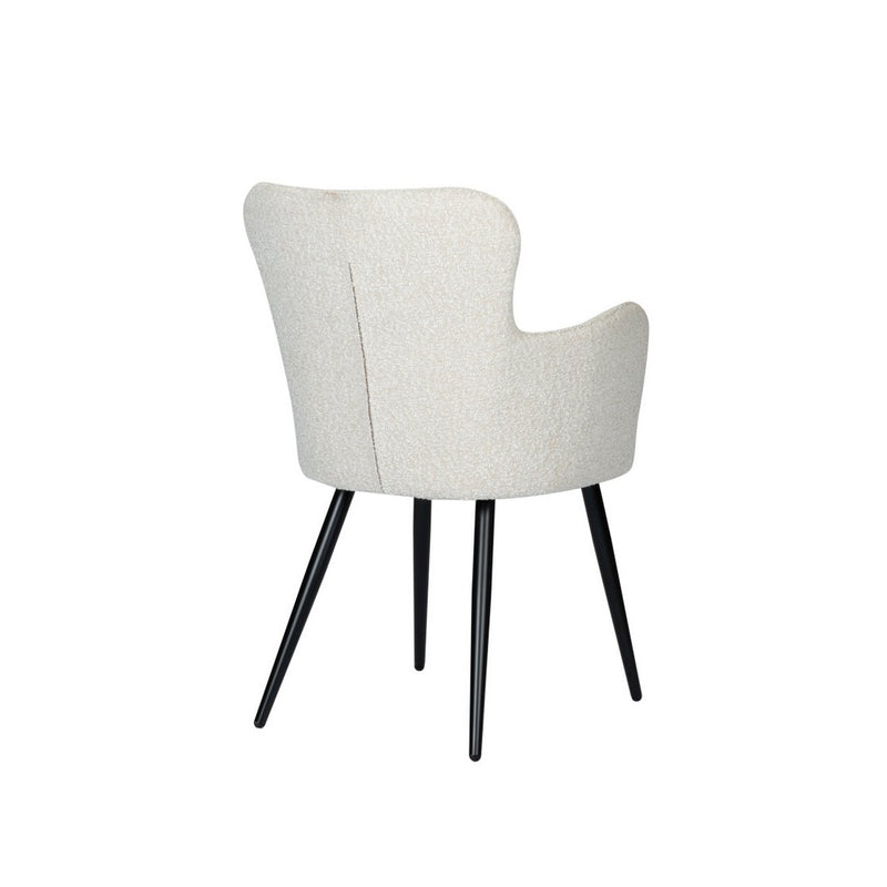 Oorfauteuil parelwit (Set van 2)