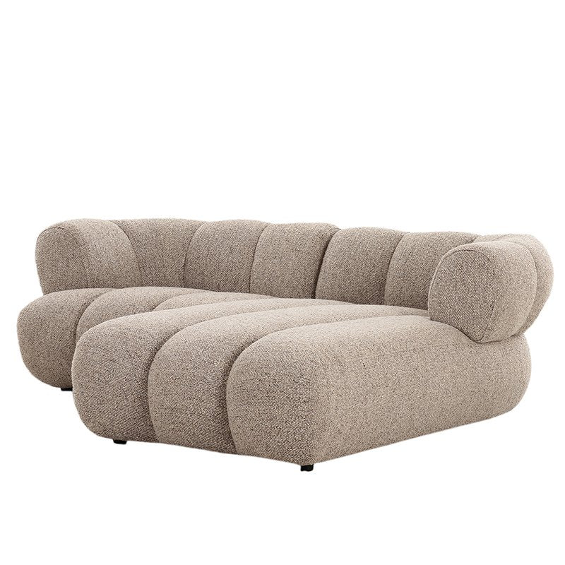 Sofa New York 2.5-seater (Right Lounge) Sand Boucle