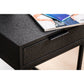 Bedside table 1L, Lava, B340 black